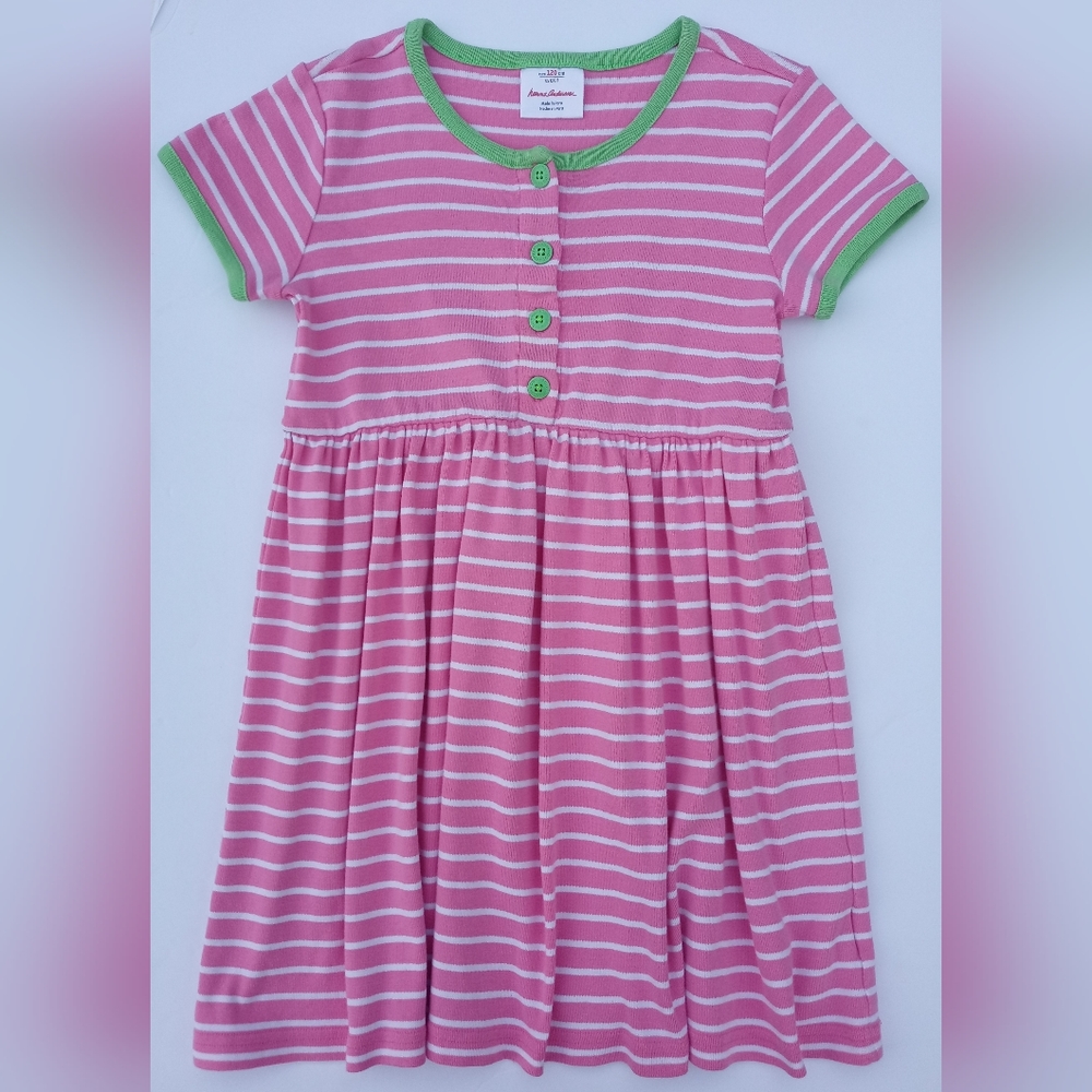 Hanna Andersson Pink Cotton Knit Dress